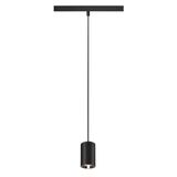 NUMINOS® XS 48V TRACK DALI, pendant light, black / chrome, 8.7W, 650lm, 2700K, CRI90, 40°