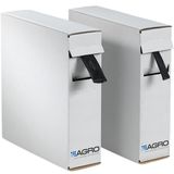 AGROflex Box braided sleeve PET à12m NW5 black, for cable bundles Ø 3 - 10 mm