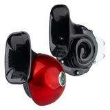 Horn sound signal set of 2 pcs red 125mm 12V AMIO-04075