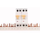 Z-GSV-16/3P+3N Phase busbar, 4-phases, 16qmm, fork connector+pin, 1m