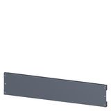 SIVACON, mounting plate, mounting with bracket, H: 200 mm, W: 1000 mm, zinc-plated The SIVACON