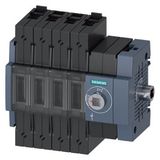 SWITCH-DISCONNECTOR 100A, FRAME SIZE 1, 4-POLE LATERAL DRIVE RIGHT BASIC UNIT WITHOUT HANDLE BOX TERMINAL