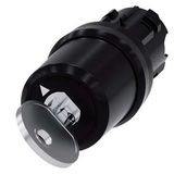3SU1000-5BC01-0AA0-Z Y19 22 mm, round, plastic, lock number SSG10, with 2 keys, 2 switch positions O