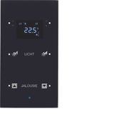 KNX glass sensor 2g thermostat, display, intg bus coupl. , KNX-TS sens
