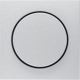 Centre plate Rotary Dimmer aluminium coated IP44