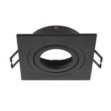 NEW TRIA® 75, ceiling installation ring, L: 9 W: 9 H: 2.6 cm, IP 20, black