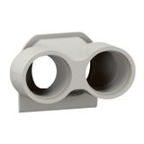 PLEXO CABLE GLAND 2 ENTRIES PG16 - GREY
