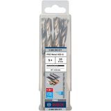 Metal drill bits HSS-G, DIN 338 10 x 87 x 133 mm 5 pcs.