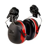 3M™ PELTOR™ Earmuffs, Red, Helmet Mounted, X3P3