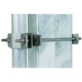 Fixing clamp f. DEHNiso-Combi 1 1/2-2  f. constructions -60x120mm