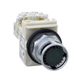 VERL. DRUKKNOP LED GR 120VACDC