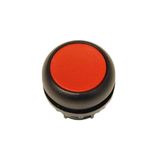 M22S-DR-R Pushbutton, RMQ-Titan, Flat, maintained, red, Blank, Bezel: black