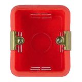 moulded flush-mtg box