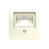 Central plate Basic 55 1×RJ cream 1803-92-507