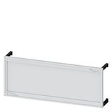 ALPHA 400/630 DIN assembly kit front cover for unequipped panel 40 mm deep-drawn H =
