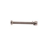 M6x65mm fixing screw with nut and washer