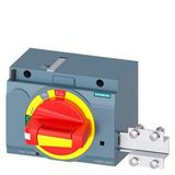 front mounted rotary operator EMERGENCY OFF with door interlock IEC IP30/40 accessory for: 3VA52; 3VA61/62
