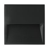 "ZIMBA" SENSOR RECESSED INSTALLATION 201X201 BLACK