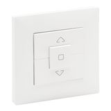 ROLLER BLIND PUSH-BUTTON WHITE
