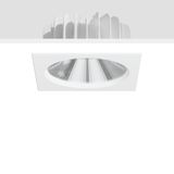 LEDONA square IP65, 26 W, 2800 lm, 830, white, on/off Recessed downlig