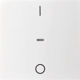 Cover I/O for 1gang for push-b. module, clearlens, S.1/B.3/B.7, p. whi