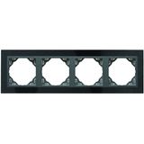 FOUR-GANG FRAME GRANITE/GRAY