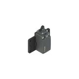 Position switch with roller piston plunger