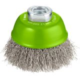 Cup Brush Crimped 75 Stainless