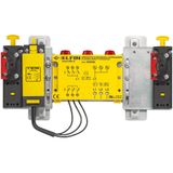 Three-phase flashing safety device 220-690V, for two doors, interlock limit switch 1 N.C.