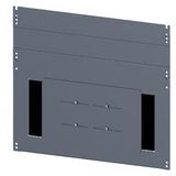 SIVACON, floor, with lateral cable entry, D: 600 mm, W: 600 mm, zinc-plated