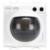 IR MOTION DETECTOR WITH TWILIGHT SENSOR - KNX - 2 MODULES - SATIN WHITE - CHORUS