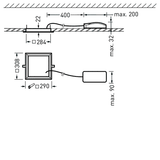 Recessed luminaires Arimo Fit C Diffuser White ETDD 18W 2000lm Wide (W) IK03 3 SDCM 8169451