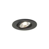 NEFRIT DIMM recessed black 230V LED 6W 36° 3000K
