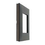 Trap cover frame 1 mech. black chr