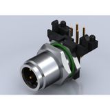 Built-in plugs, M12, Mounting thread: M 12, Number of poles: 4, Strand / cable length: