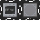 Radio touch DAB+ with speaker, A.x/C.x, night black glossy