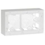 Arteor 2 Gang 48mm Surface Mounting Back Box 2 x 2 Module