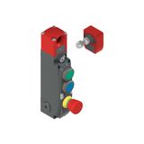 NG series safety switch with lock and integrated control devices, with actuator