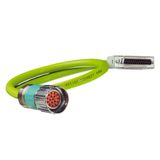 Signal cable pre-assembled SIMODRIVE 611 for modulating valve 4x (2x0.34)+4x 0.5 C MOTION-CONNECT 800PLUS trailable,