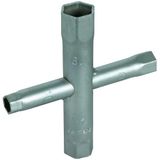 Spider wrench size 10 13 17 19 galvanised