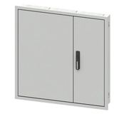 ALPHA 160 DIN flush-mounted board SK2, h=800 w=800 d=120 The ALPHA distribution board – a