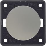 Change-over switch, Integro - Design Flow/Pure, chrome matt, galvanise