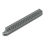 THT female header straight Pin spacing 5 mm gray