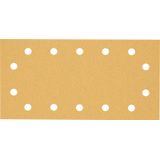 EXPERT C47 Sandpaper with 14 holes for Orbital Sanders 115 x 23 mm, G 8 5-pc