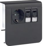 sock plinth s-outl+2xCat.6A SL 20x80 gbl