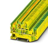 PTTB 2,5/2P-PE-L-CLX - Protective conductor double-level terminal block