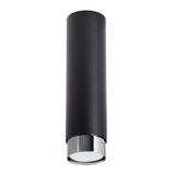 CEILING LAMP NERO 22.5 BLACK/CHROME 1XGU10