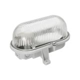 OVAL-7063T/OB, E27, 25W, white-polypropylene, cover mat-polycarbonate, IP44, IK10
