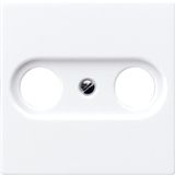 Centre plate for TV-FM-SAT socket A561PLTVWW