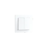 SWITCH FLUSH MOUNTED 1+1 WHITE 6-PACK